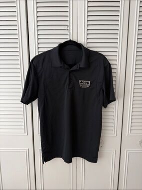 Sport-Tek Black Men's Polo with Jeep Logo